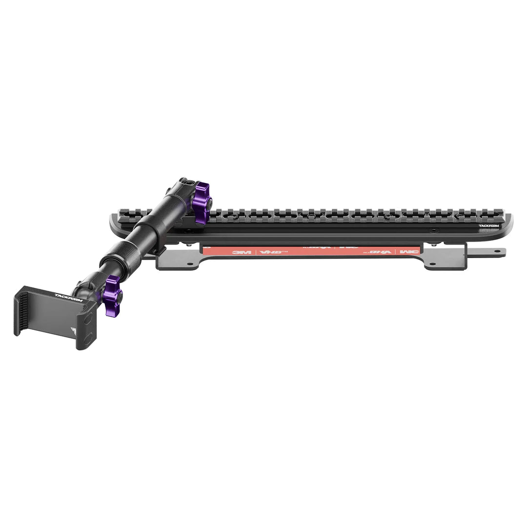 TRAXX™ - Assault Track Picatinny Dash Bracket With 20LITE Phone Mount | Telescoping Arm | 2024 - 2025 Ford F-150 (See Compatibility Info For Specific Year/Trim Fitment Details)