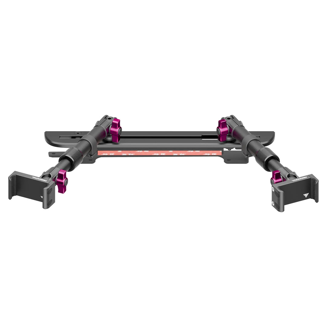 TRAXX™ - Slim Track Dash Bracket With Dual 20LITE Phone Mounts | Telescoping Arm | 2024-2026 Ford F-150 (See Compatibility Info For Specific Year/Trim Fitment Details)