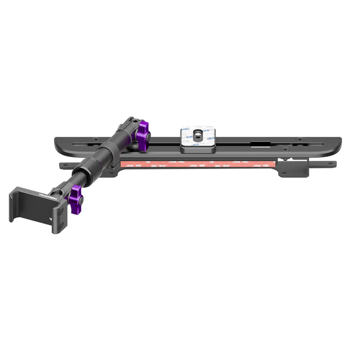 TRAXX™ - Slim Track Dash Bracket With 20LITE Phone Mount and Magnetic Radar Detector Holder | Telescoping Arm | 2024-2026 Ford F-150 (See Compatibility Info For Specific Year/Trim Fitment Details)