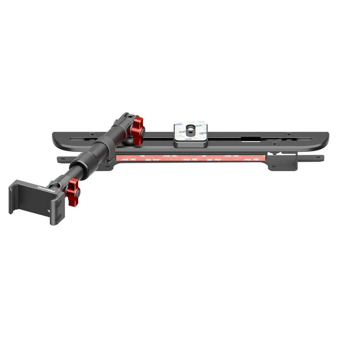 TRAXX™ - Slim Track Dash Bracket With 20LITE Phone Mount and Magnetic Radar Detector Holder | Telescoping Arm | 2024-2026 Ford F-150 (See Compatibility Info For Specific Year/Trim Fitment Details)