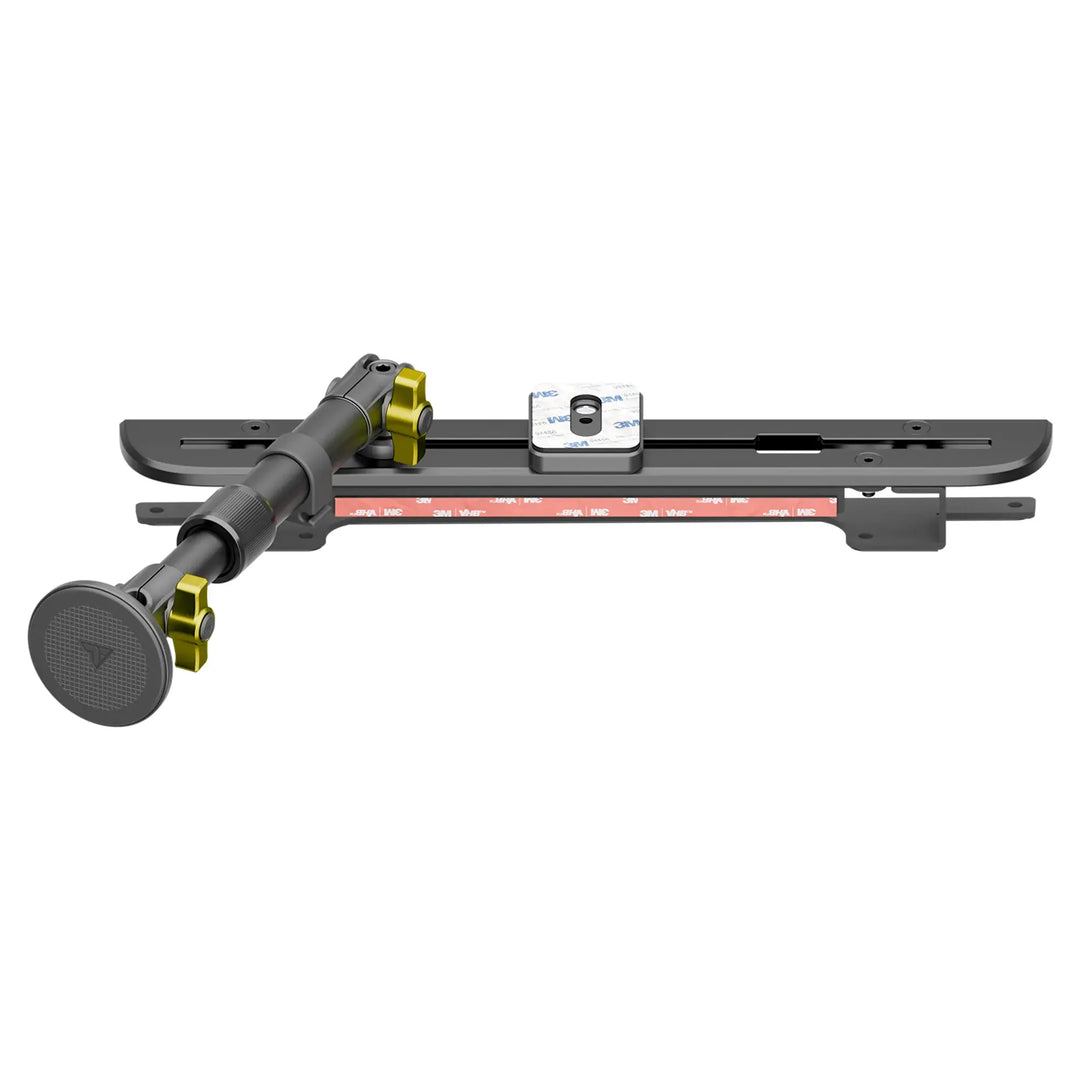 TRAXX™ - Slim Track Dash Bracket With MagSafe Phone Mount and Magnetic Radar Detector Holder  | Telescoping Arm | 2024-2026 Ford F-150 (See Compatibility Info For Specific Year/Trim Fitment Details)