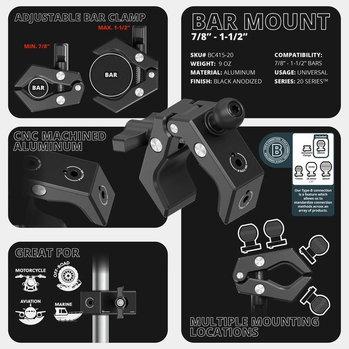 2024+ Toyota Tacoma & 2025+ Toyota 4Runner Passenger Side Grab Handle Mount with MagSafe Phone Holder