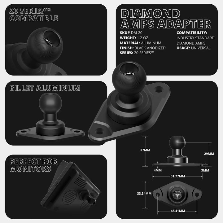 Expedition Essentials Dash Mount With MagSafe Phone Holder | 2021-2025 Ford Bronco & Bronco Raptor (Non-Sport)