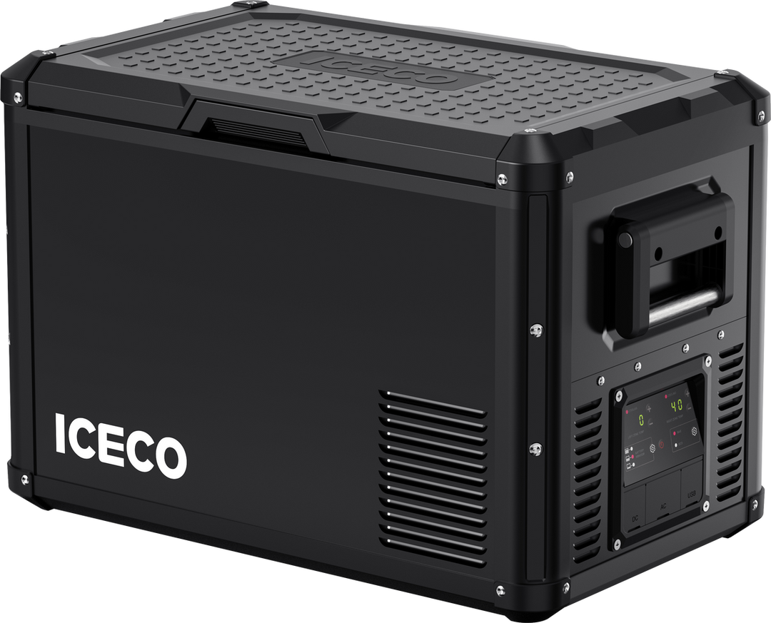 ICECO VL45ProD Dual Zone 12V Portable Fridge Freezer - Black