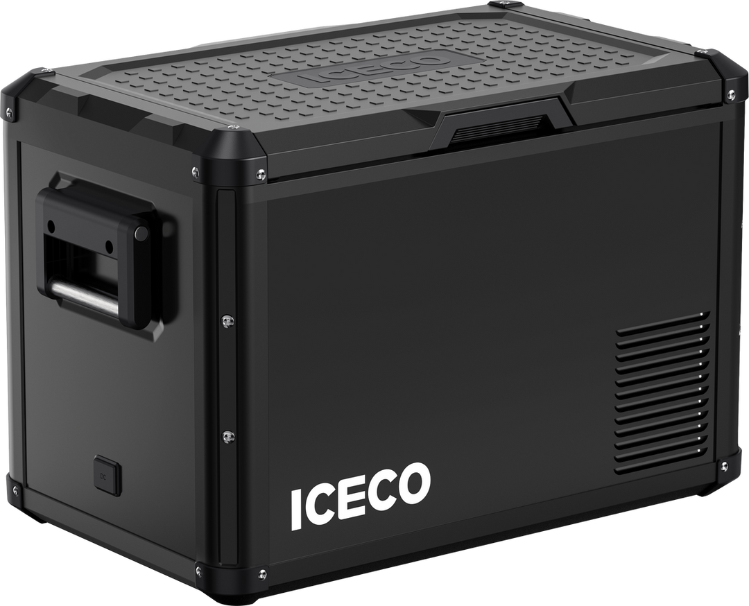 ICECO VL45ProD Dual Zone 12V Portable Fridge Freezer - Black