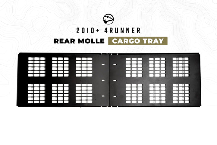 Cali Raised LED Rear Molle Cargo Tray For 4Runner (2010-2024)