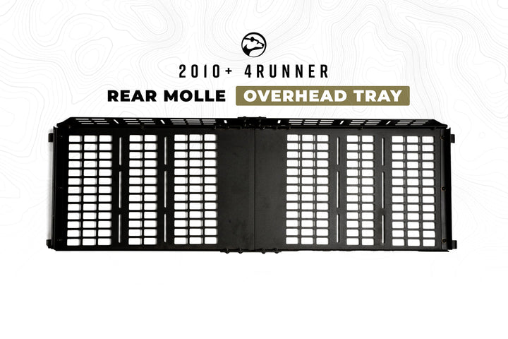 Cali Raised LED Rear Molle Overhead Tray For 4Runner (2010-2024)