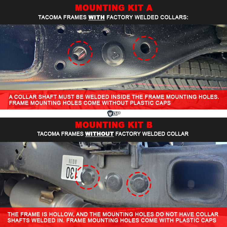 Bonobo Rear Billet Recovery Points for Tacoma (2024+)