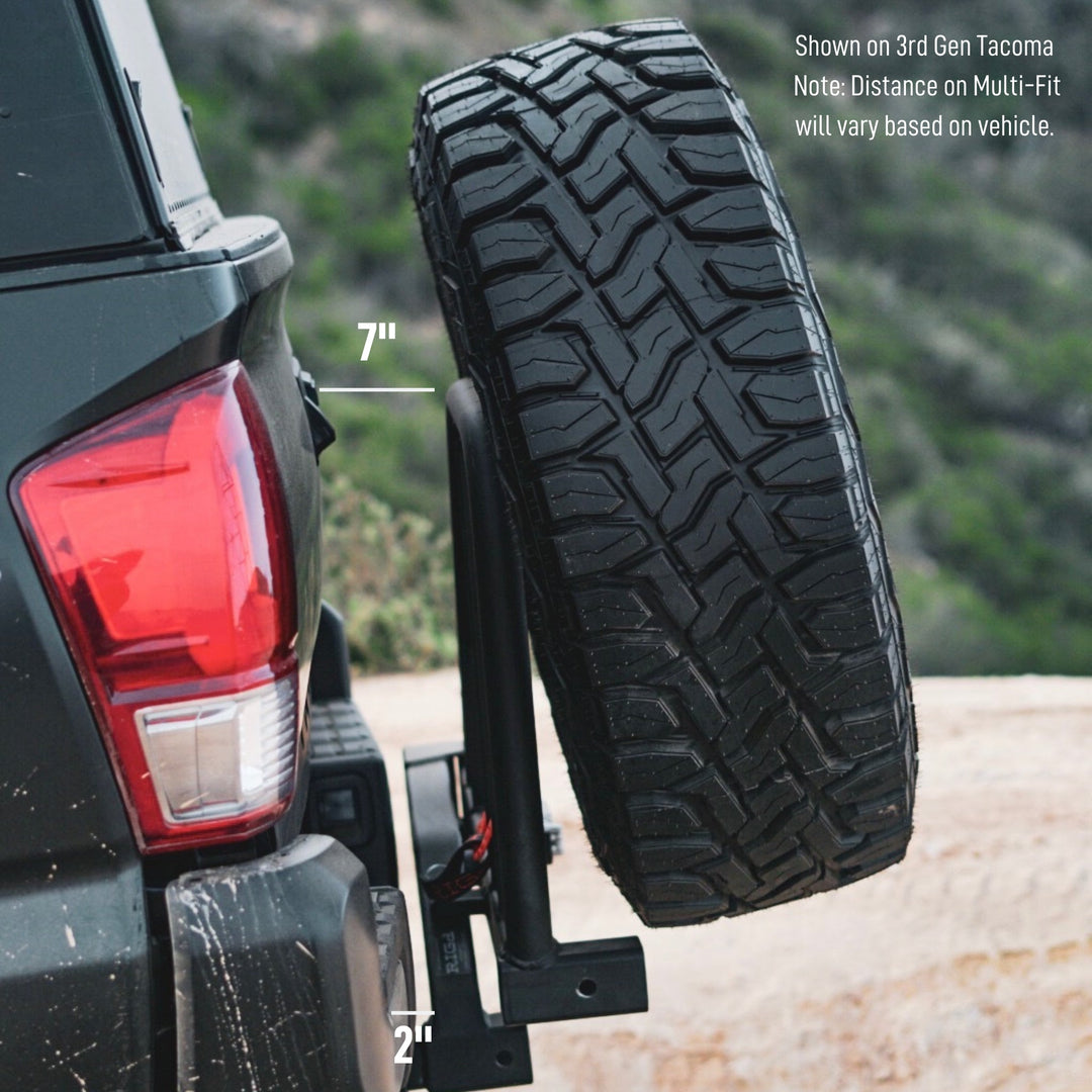 RIGd Supply UltraSwing™ Multi-Fit Spare Tire Hitch Mount | RiGd Supply