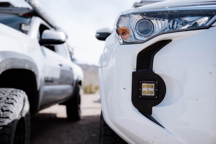 Cali Raised LED LED Fog Light Pod Replacements Brackets Kit 4Runner (2010-2024)