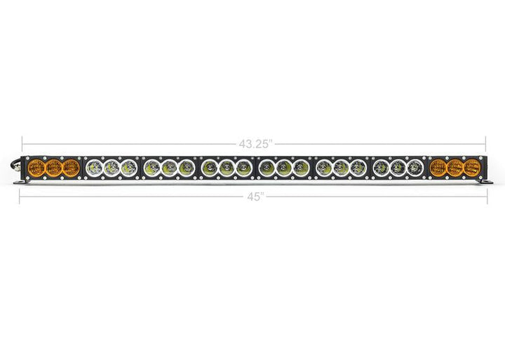 Cali Raised LED Dual Function Amber/White LED Light Bar Prinsu Mounting Bracket Kit