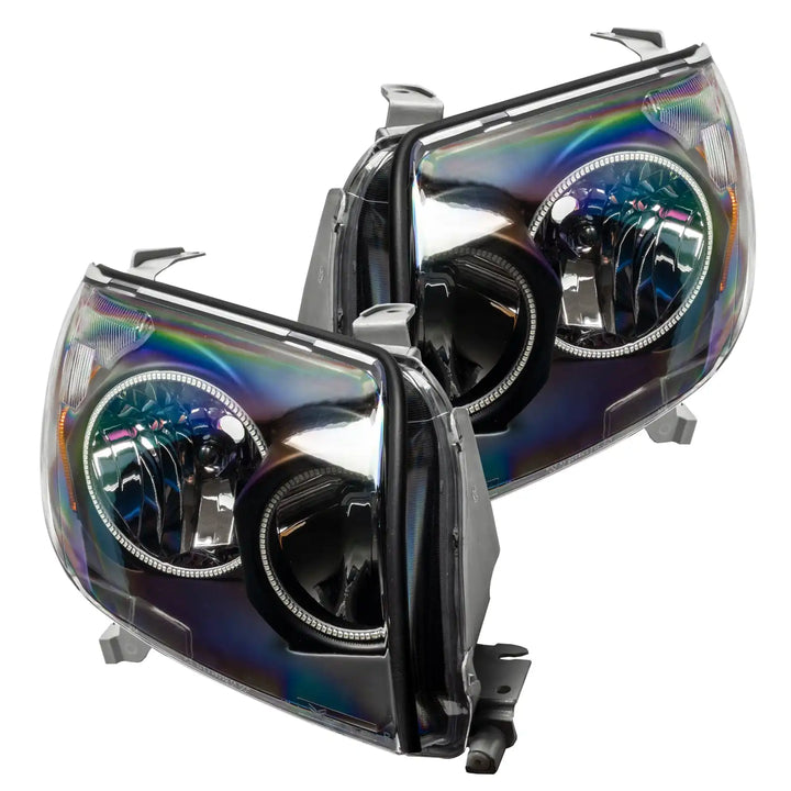 ORACLE Lighting 2003-2005 Toyota 4-Runner Pre-Assembled Halo Headlights - Black Housing - Non HID