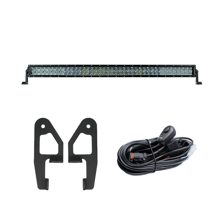 Cali Raised LED Premium Roof Rack Front Light Bar Kit for Tacoma (2024+) & 4Runner (2025+)