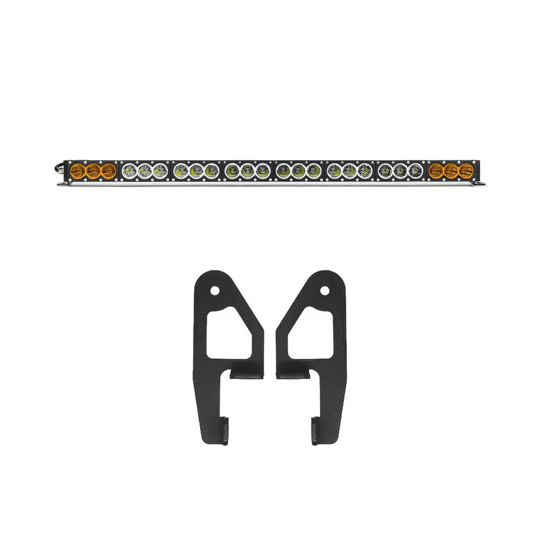 Cali Raised LED Premium Roof Rack Front Light Bar Kit for Tacoma (2024+) & 4Runner (2025+)