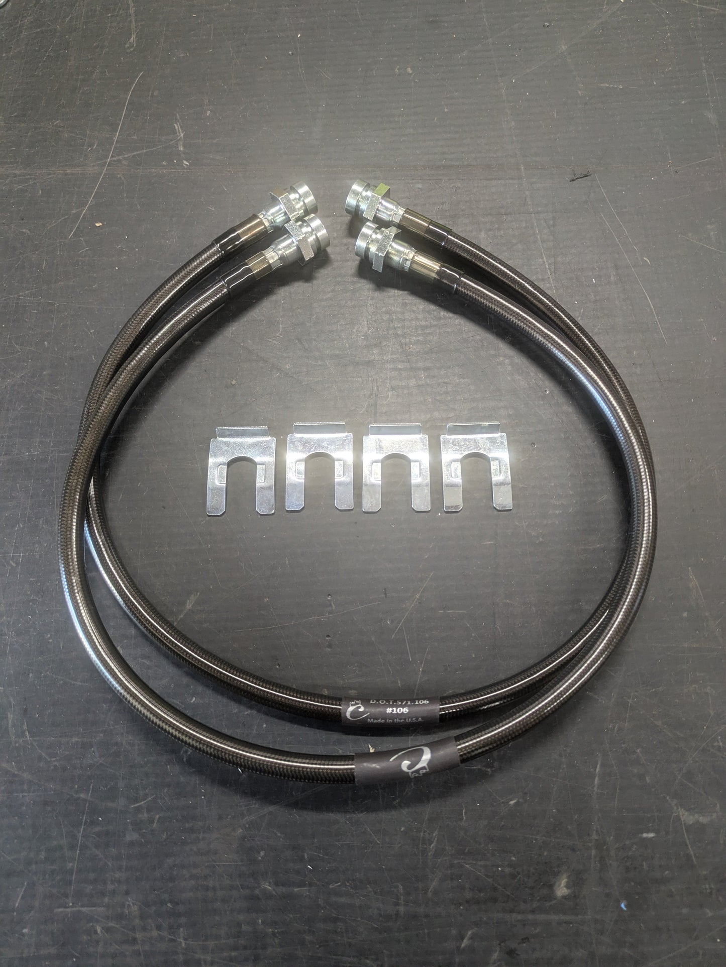 Archive Garage Extended Rear Brake Line Hose Pair for Tacoma (2005-2023)