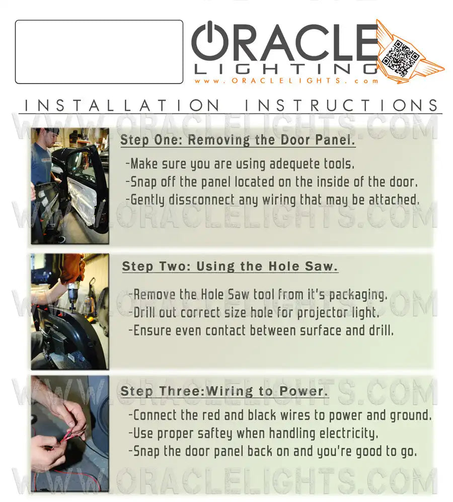 Toyota ORACLE Lighting GOBO LED Door Light Projector