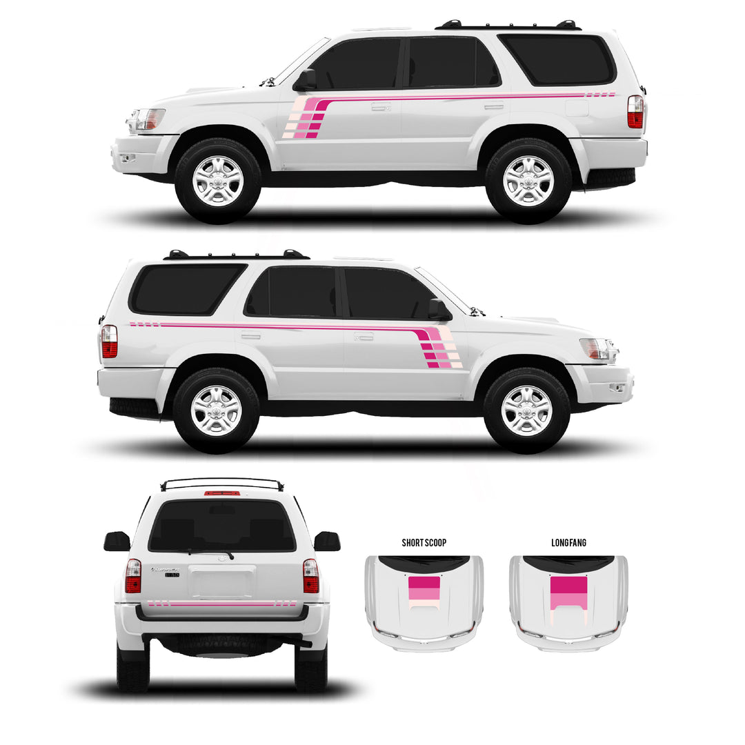 1996-2002 & 2003-2009 4Runner Checkered Stripe Kit