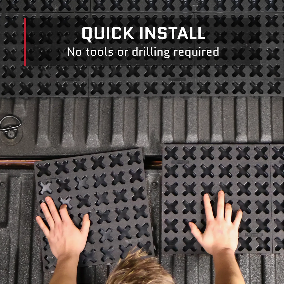 Tmat Truck Bed Organizer Slide Out Mat | Universal Fit for Short Beds 5'6" to 5'9"