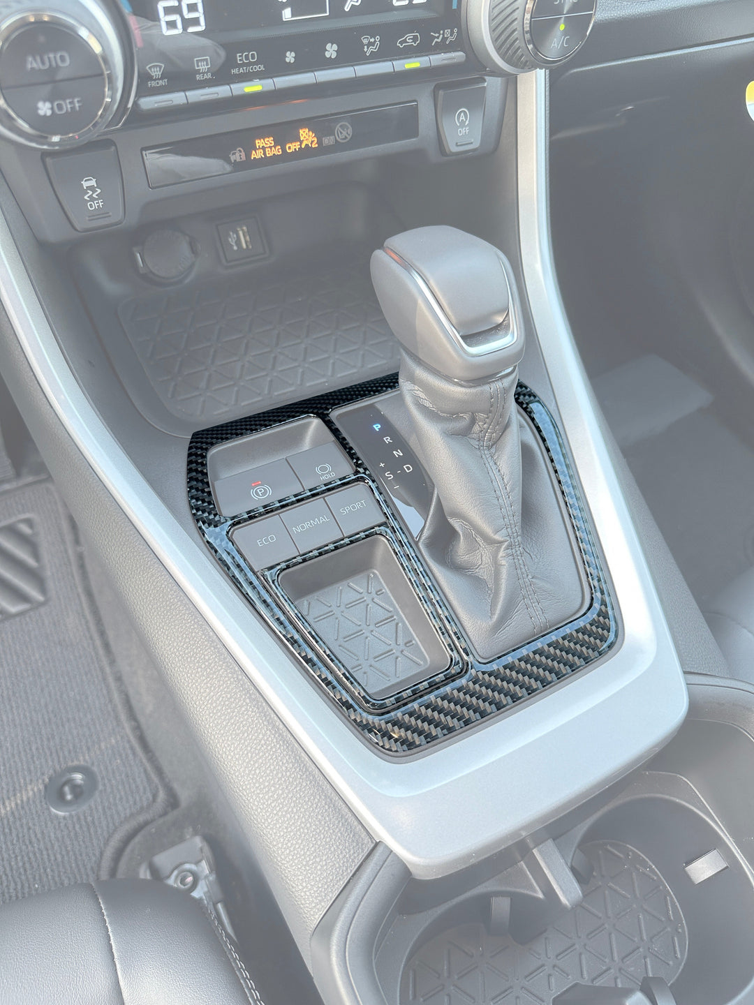 Center Console Accent Trim Fits 2019-2025 Toyota Rav4
