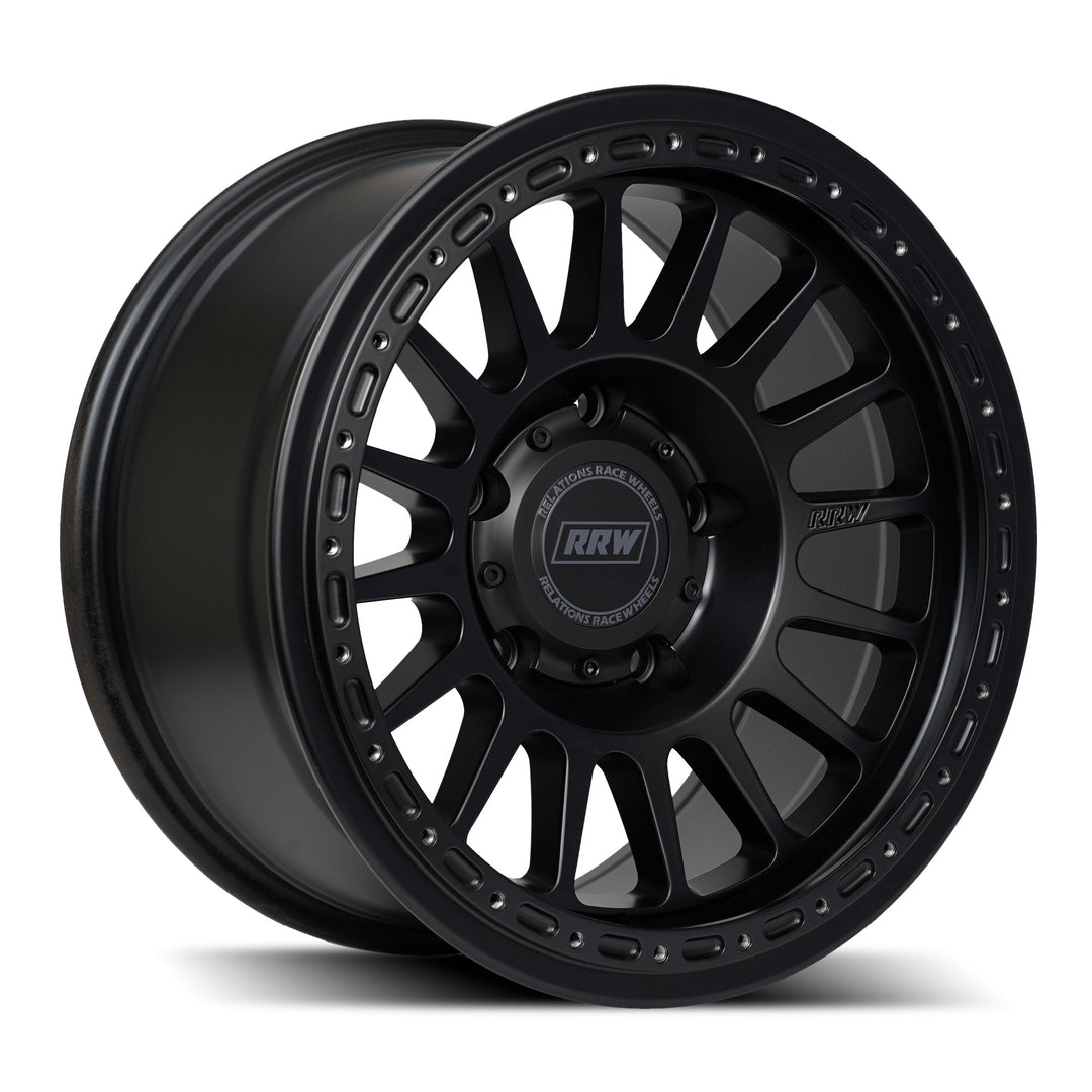 RR6-H 17x8.5 Hybrid Beadlock | MATTE BLACK