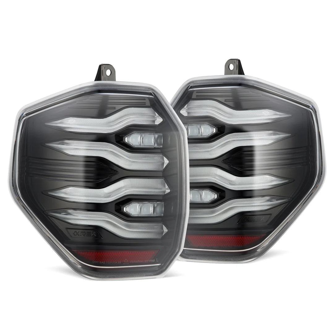 Alpharex LUXX-Series LED Tail Lights Black Clear (ETA late Sep) for 4Runner (2025+)