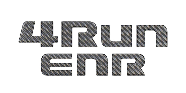 Tufskinz Rear Hatch Letter Overlays for 4Runner (2010-2024)