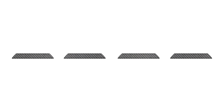 Lower Front Bumper Line Inserts Fits 2025-2027 Toyota 4Runner