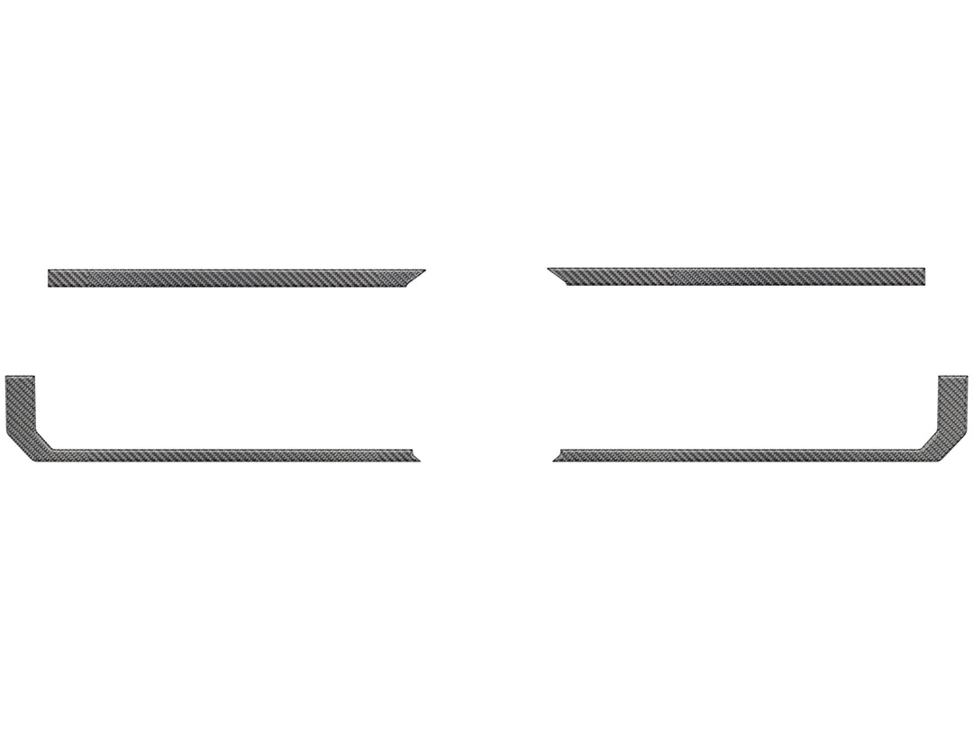 Front Grille Line Accent Trim Fits 2025-2027 Toyota 4Runner