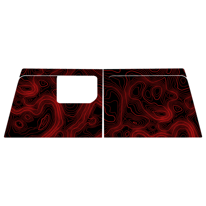 Topographic Map Premium Print Vinyl Rolls (3' or 6') - Matte Finish