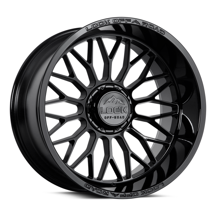 Lock Off-Road Wheels RAMPAGE - GLOSS BLACK