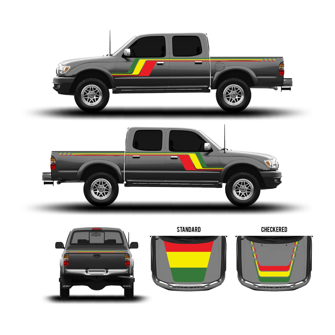 2001-04 Tacoma Checkered Stripe Kit