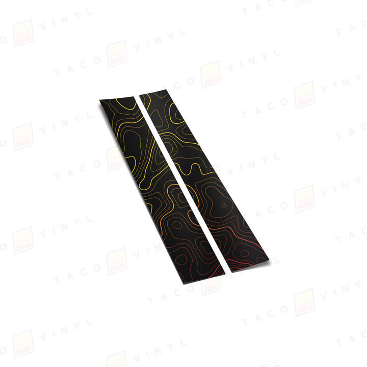 Taco Vinyl Door Pillar Decals for Rav4 (2019-2025)