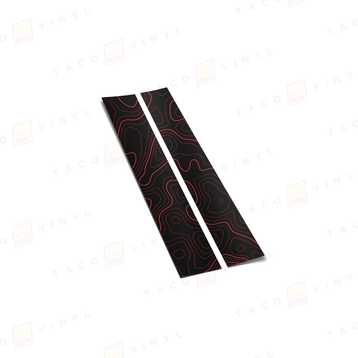 Taco Vinyl Door Pillar Decals for Rav4 (2019-2025)