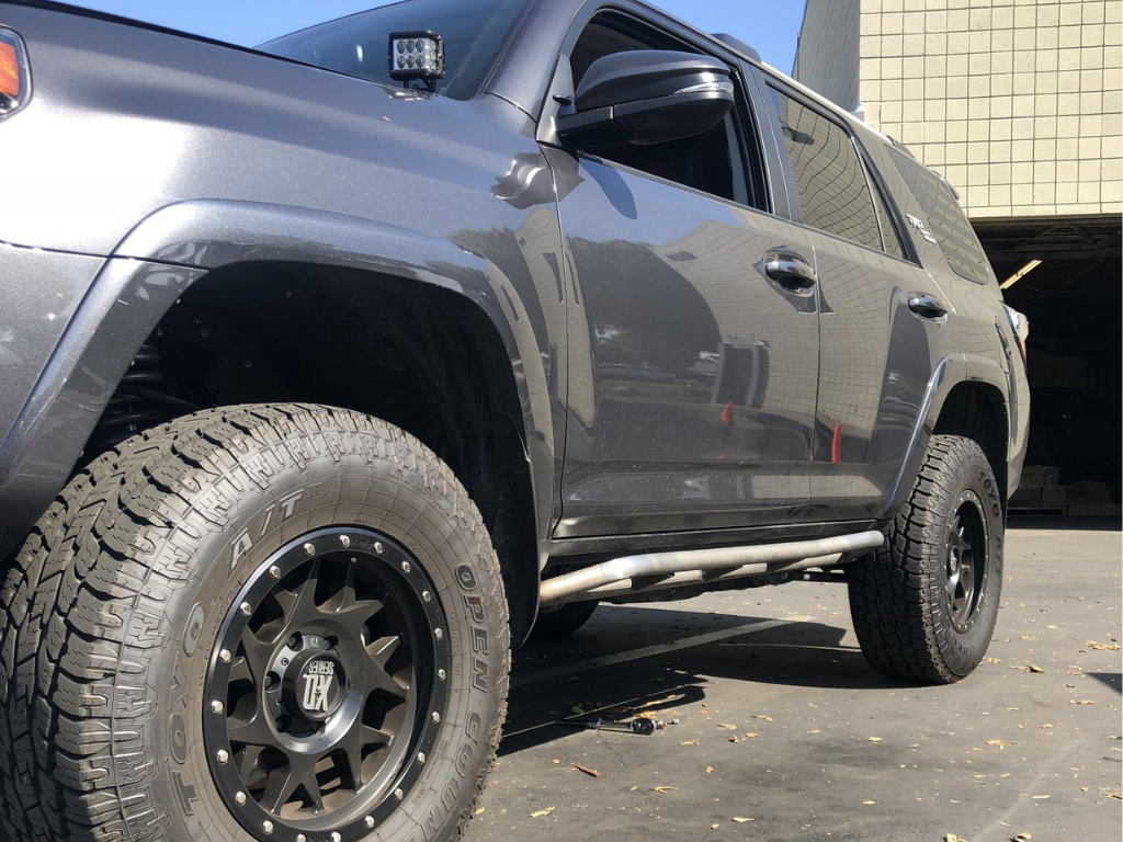 Cali Raised LED Trail Edition Bolt On Rock Sliders For 4Runner (2010-2024)