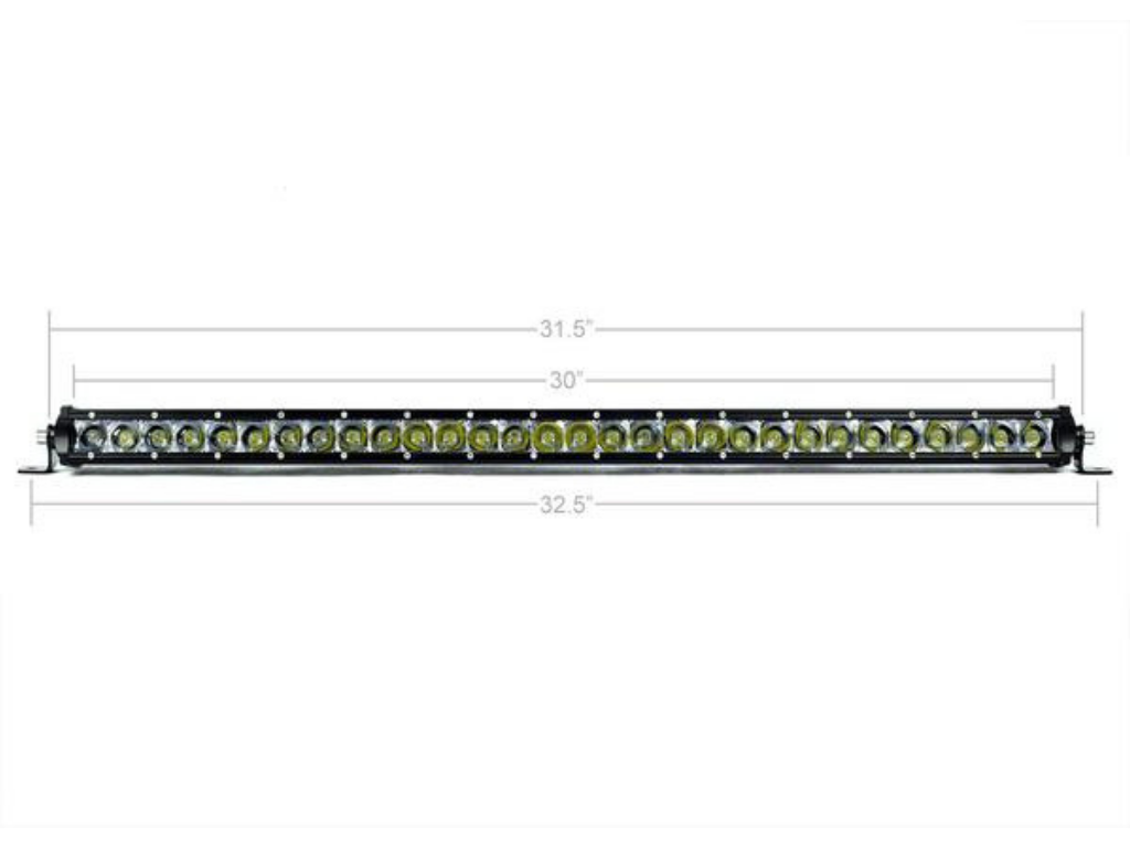 Cali Raised LED 32" Lower Bumper Flush Slim Light Bar Kit For Tacoma (2016-2023)