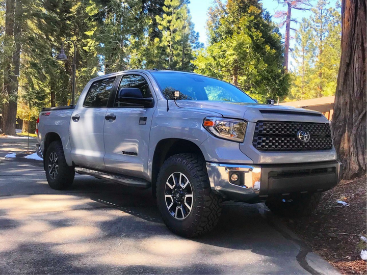Cali Raised LED Low Profile Ditch Light Brackets Kit For Tundra (2014-2021)