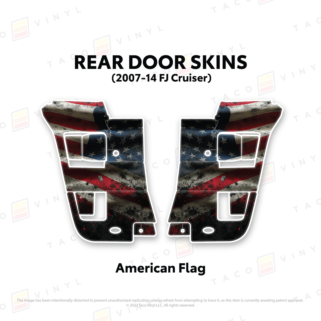Taco Vinyl Door Skins for FJ Cruiser (2007-2014)