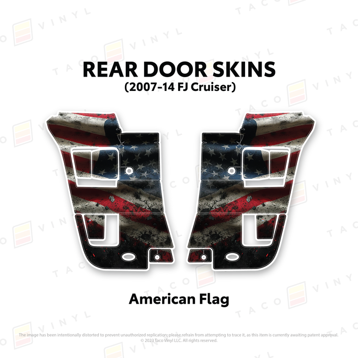 Taco Vinyl Door Skins for FJ Cruiser (2007-2014)