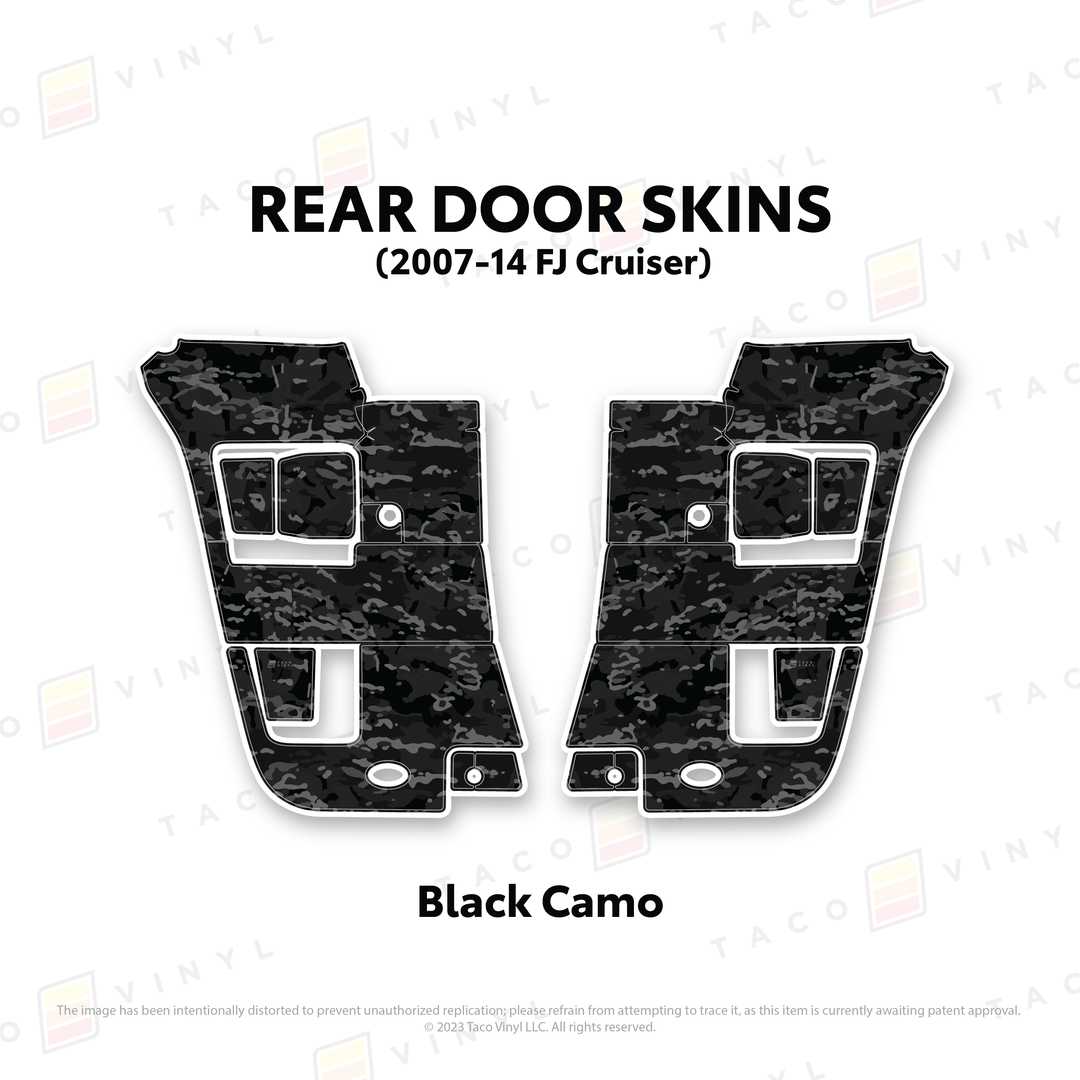 Taco Vinyl Door Skins for FJ Cruiser (2007-2014)