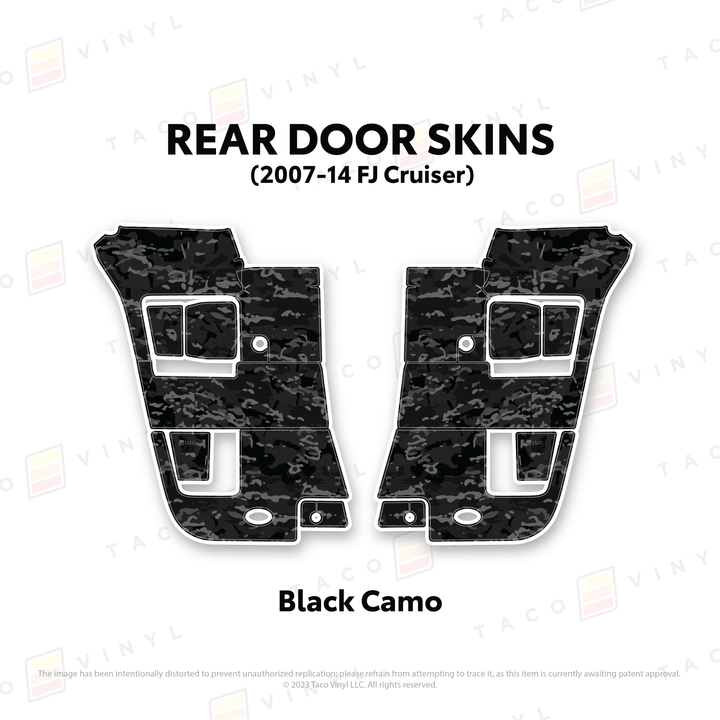 Taco Vinyl Door Skins for FJ Cruiser (2007-2014)