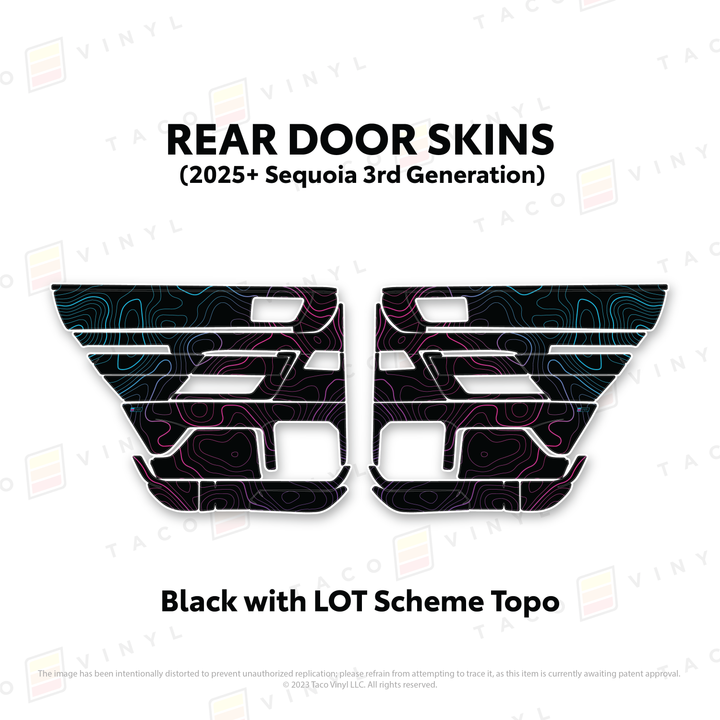 2023+ Sequoia Door Skins