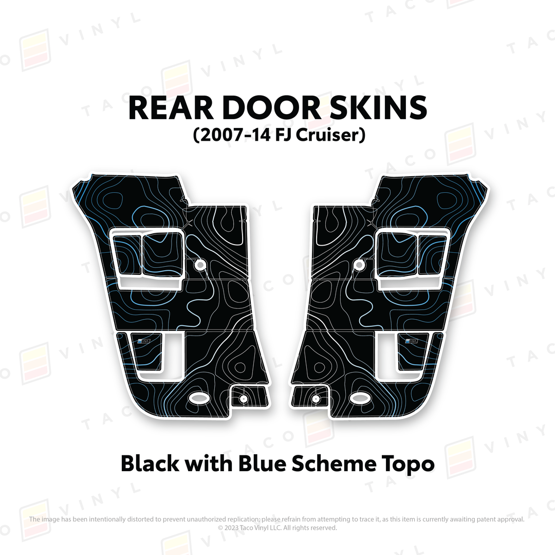 Taco Vinyl Door Skins for FJ Cruiser (2007-2014)