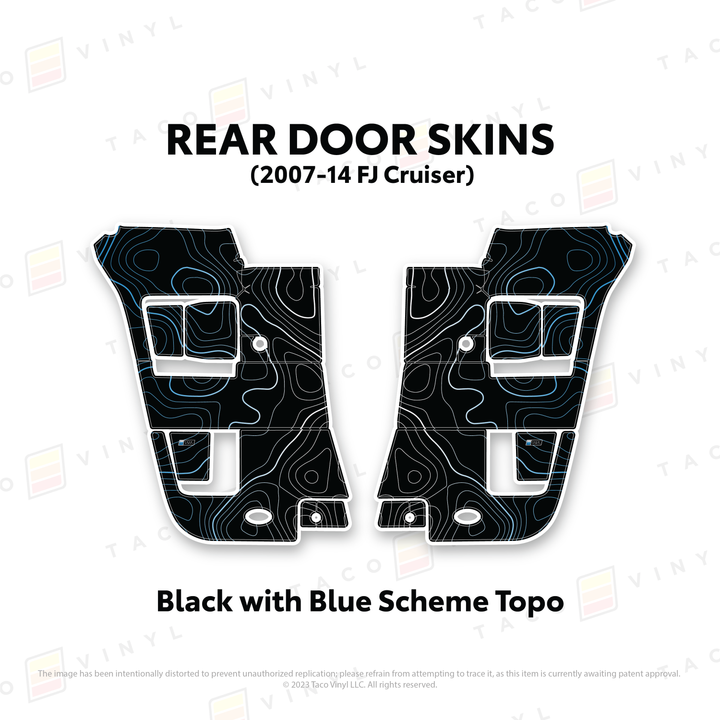 Taco Vinyl Door Skins for FJ Cruiser (2007-2014)