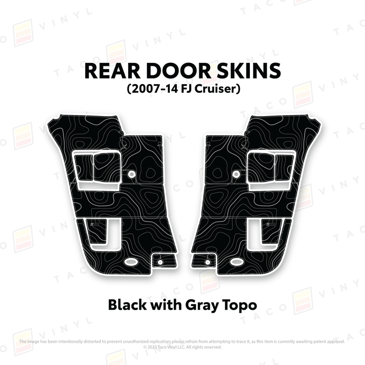 Taco Vinyl Door Skins for FJ Cruiser (2007-2014)