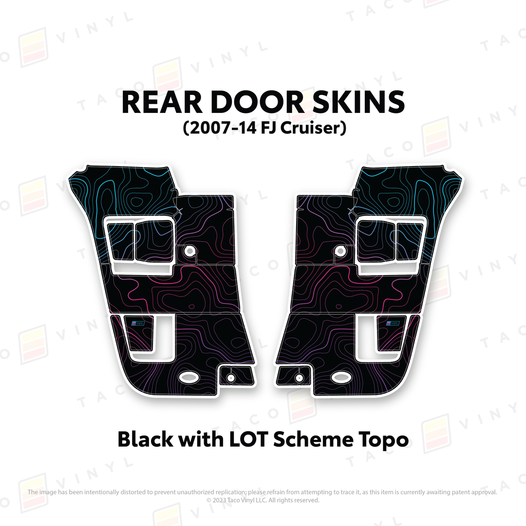 Taco Vinyl Door Skins for FJ Cruiser (2007-2014)