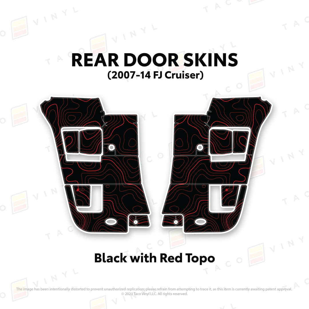 Taco Vinyl Door Skins for FJ Cruiser (2007-2014)