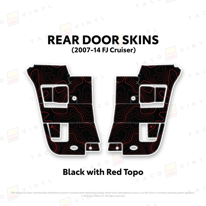 Taco Vinyl Door Skins for FJ Cruiser (2007-2014)