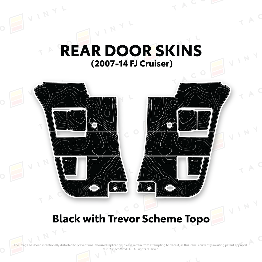 Taco Vinyl Door Skins for FJ Cruiser (2007-2014)