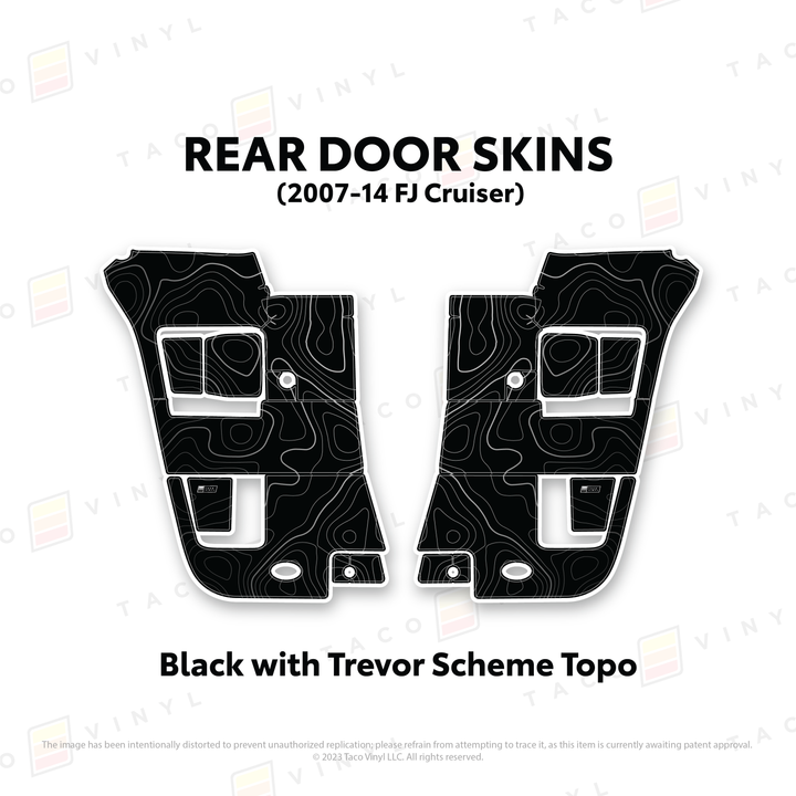 Taco Vinyl Door Skins for FJ Cruiser (2007-2014)
