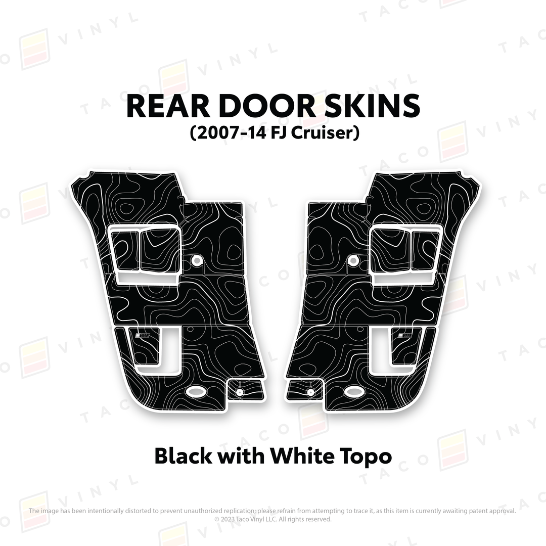 Taco Vinyl Door Skins for FJ Cruiser (2007-2014)